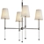 Elegant Damian Chandelier in Gold 3D model small image 3