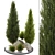 Landscaping Tree Bush OBJ Bundle 3D model small image 1