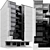 Modern 3D Residential Building Model 3D model small image 1