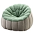 Complete Element Ottoman Armchair 3D model small image 1