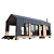 Sleek Container Home Model 3D model small image 2