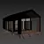 Sleek Container Home Model 3D model small image 5