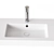 Modern Duravit Washbasin 3D Model 3D model small image 6