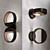 Elegant LED Outdoor Wall Sconces 3D model small image 2