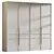 Modern Style Wardrobe 3D Model 3D model small image 2