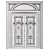 Elegant Classic 3D Max Door 3D model small image 6