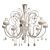 Elegant Patrizia Volpato Intrecci Chandelier 3D model small image 2