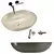 FALPER Contemporary Countertop Basins 3D model small image 2