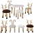 "Animal Friends Kids Furniture Set 3D model small image 1