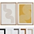 Abstract Picture Frame Set 1541 3D model small image 1