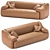 Luxury Modern DS-705 London Sofa 3D model small image 1