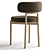 Contemporary Davis Dining Chair in 3D 3D model small image 3