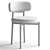 Contemporary Davis Dining Chair in 3D 3D model small image 4