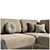 Agatha Modular Sofa: Convenient Design 3D model small image 3