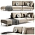 Agatha Modular Sofa: Convenient Design 3D model small image 4