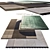 Modern Carpet Set 3D Model 3D model small image 1