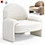 Sleek and Stylish AMA Armchair 3D model small image 1