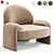 Sleek and Stylish AMA Armchair 3D model small image 4