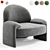 Sleek and Stylish AMA Armchair 3D model small image 5