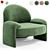 Sleek and Stylish AMA Armchair 3D model small image 6