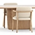 Modern Outdoor Set: Heri O Chairs & Tobi-Ishi Table 3D model small image 3