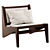 Sleek Kangaloon Lounge Chair 3D model small image 2