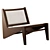 Sleek Kangaloon Lounge Chair 3D model small image 4