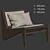 Sleek Kangaloon Lounge Chair 3D model small image 6