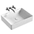 STWORKI Surface-Mounted Sink 50 3D model small image 1