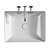 STWORKI Surface-Mounted Sink 50 3D model small image 2