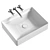 STWORKI Surface-Mounted Sink 50 3D model small image 3