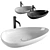 BOCCHI Etna Ceramic Sinks 3D model small image 1