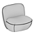 Eco-Friendly Cosi Armchair 3D model small image 5