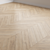 Versatile Oak Flooring Tiles 11 3D model small image 5