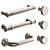 Rejuvenation Cabinet Hardware Set 3D model small image 1