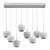 Chrome Apple Mood Suspension Set 3D model small image 3