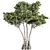 Forest Charm Tree Set 238 3D model small image 1