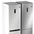 LG Refrigerator Set Trio 3D model small image 3