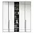 Modern Wardrobe Model 060 3D model small image 3