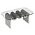 Modern Aria Coffee Table: 60.9x101.6x41.4cm 3D model small image 4