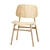 Modern Scandinavian Style Dining Chair 3D model small image 2