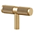 MERAKI Solid Brass Furniture Handles 3D model small image 3