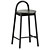 Elegant Circle Half-bar Stool 3D model small image 3