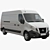 Nissan NV400 Medium Roof Van 3D model small image 1