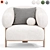 Stylish Ardas Armchair: Artipieces Collection 3D model small image 2