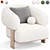 Stylish Ardas Armchair: Artipieces Collection 3D model small image 6