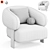 Stylish Ardas Armchair: Artipieces Collection 3D model small image 7