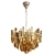 Crystal Chrome Gold Chandelier 5055 3D model small image 1