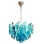 Crystal Chrome Gold Chandelier 5055 3D model small image 2