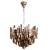 Crystal Chrome Gold Chandelier 5055 3D model small image 5